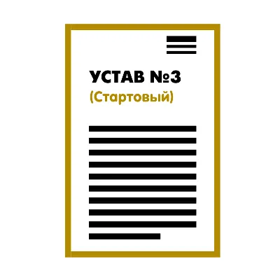 Устав ООО №3 (Стартовый) на 1 странице 2025 - irongamers.ru