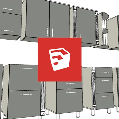 Динамические компоненты кухонных секций для SketchUp - irongamers.ru