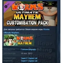 Worms Ultimate Mayhem Customization Pack DLC STEAM KEY