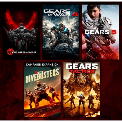 Gears of War 1, 4, 5 + Hivebusters Онлайн ⌨ Без ПО