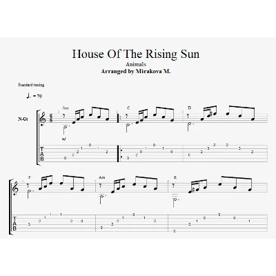 House of the Rising Sun - The Animals - irongamers.ru
