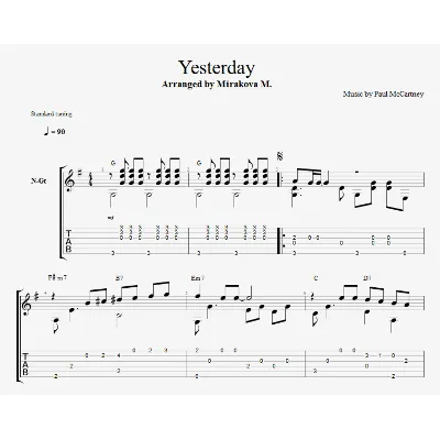 Yesterday - The Beatles - irongamers.ru