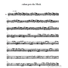 Jim Carrey - Cuban Pete from The Mask (for violin)