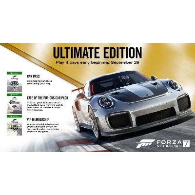 Forza Motorsport 7 ULTIMATE+Forza Horizon 3 +ОНЛАЙН! - irongamers.ru