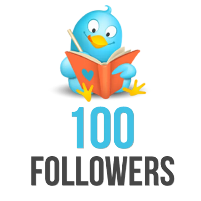 Твиттер Читатели 100 Twitter Подписки, Фолловеры