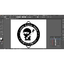 Векторный рисунок ниндзя