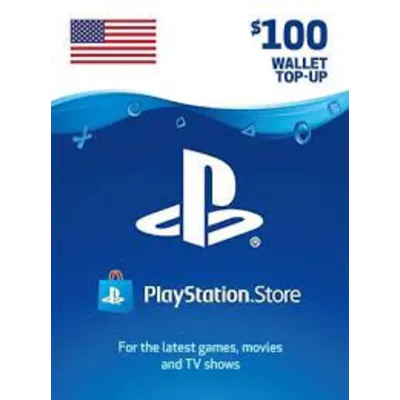 🔶Карта PlayStation PSN 100 Долларов (USD) Америка Официальный ключ - irongamers.ru
