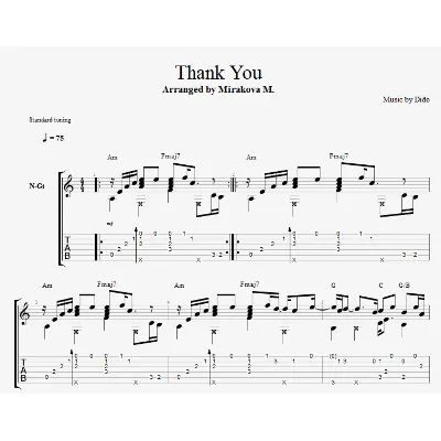 Dido - Thank You | Fingerstyle cover - irongamers.ru