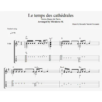 Notre Dame de Paris - Le Temps des Cathédrales - irongamers.ru