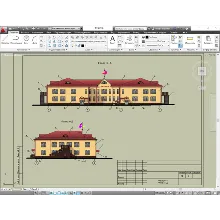 Проект детского сада в части архитектурно-строительных