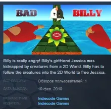 BAD BILLY 2D VR STEAM KEY REGION FREE GLOBAL