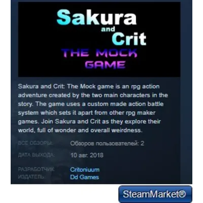 Sakura and Crit: The Mock Game STEAM KEY REGION FREE - irongamers.ru
