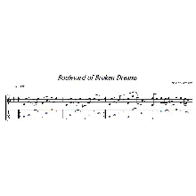 Boulevard of Broken Dreams (Green Day) гитара ноты+табы