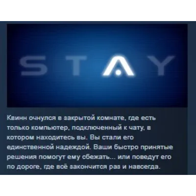STAY STEAM KEY REGION FREE GLOBAL - irongamers.ru