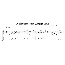 A Promise From Distant Days (БЛ) - гитара ноты+табы
