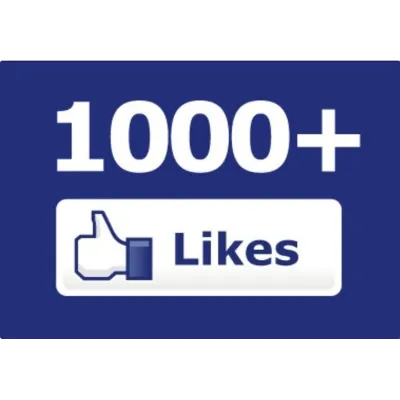 1000 Лайков FACEBOOK | Лайки Фейсбук [НИЗКАЯ ЦЕНА] - irongamers.ru