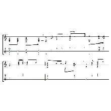 Любите девушки, Браво (ноты для гитары, фингерстайл)