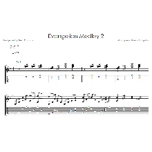 Evangelion Medley 2 - Fingerstyle ноты+табы