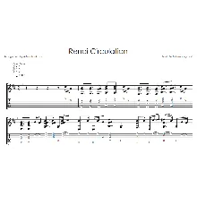 Renai Circulation - фингерстайл ноты+табы