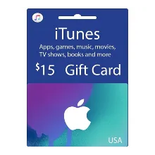 iTunes Gift Card $15 USA - без комиссии