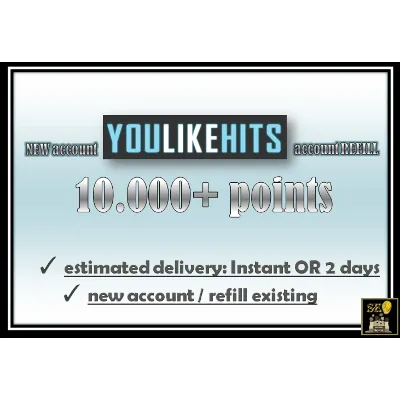 Youlikehits Aккаунт: 10,000 Поинтов (Новый/Пополнение) - irongamers.ru