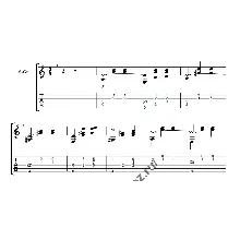 На сопках Манчжурии. Вальс. Ноты для гитары.