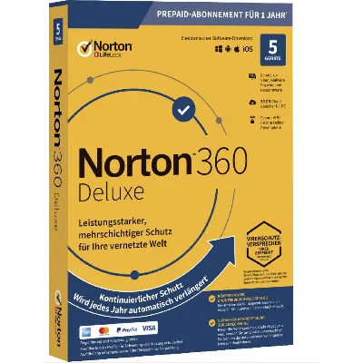 Norton 360 Deluxe 5 devices / 16 months (485 days) Global - irongamers.ru