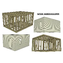 Проект сборки каркасной бытовки или дачного домика 22кв