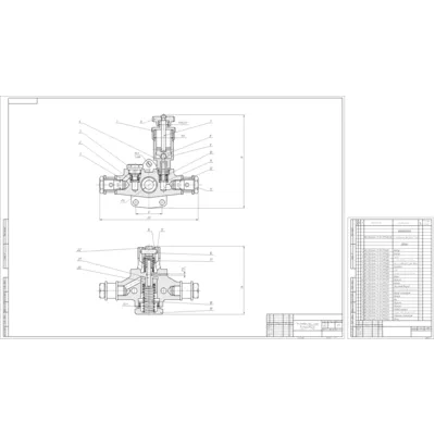 Drawing Fuel pump of the YAMZ-236 engine - irongamers.ru