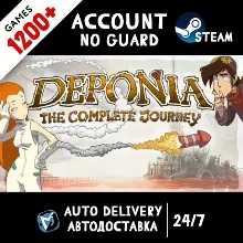 Deponia: The Complete Journey + 1200 ИГР STEAM АККАУНТ