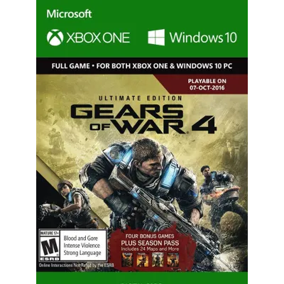 Gears of War 4 Ultimate Edition XBOX ONE/Xbox Series