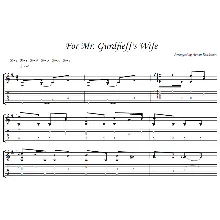 For Mr. Gurdjieff's Wife - фингерстайл гитара + табы