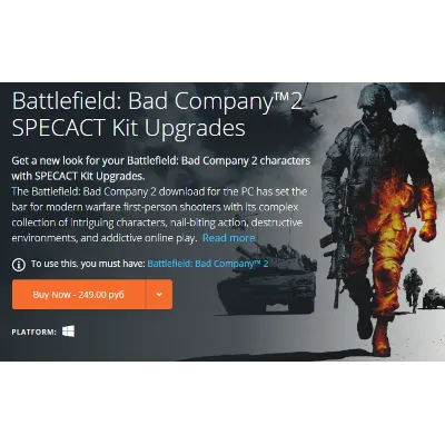 Battlefield Bad Company 2: SpecAct Kit Upgrades ORIGIN - irongamers.ru