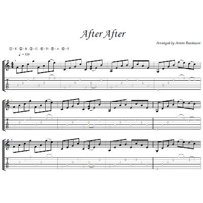 After After - фингерстайл гитара + табы - irongamers.ru