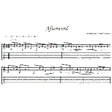 Afterword - гитара ноты+табы