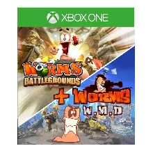 WORMS BATTLEGROUNDS + WORMS W.M.D XBOX КЛЮЧ