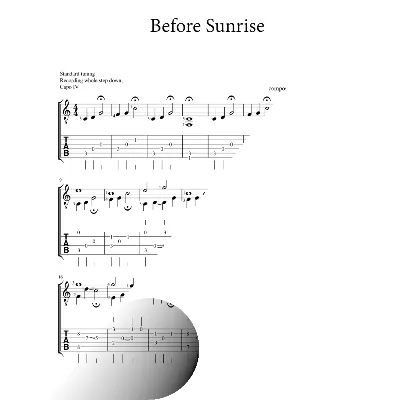Before Sunrise - irongamers.ru