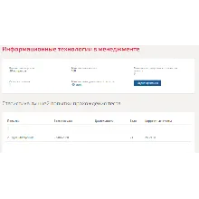Информационные технологии в менеджменте.Тест Синергия
