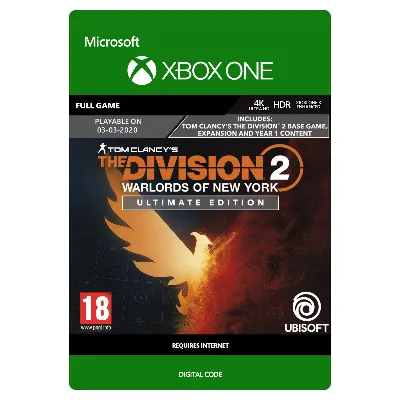 The Division 2: Воители Нью-Йорка Ultimate XBOX - irongamers.ru