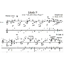 Этюд #9 (Милан Дворжак)_для гитары