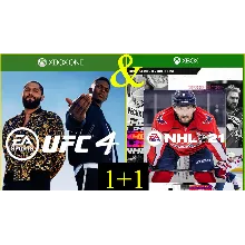⭐ UFC 4 + NHL 21 - XBOX ONE и XS (GLOBAL) (1+1)
