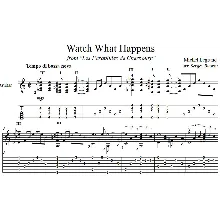 Watch What Happens (Мишель Легран) для гитары