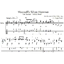 Maxwell's Silver Hammer (The Beatles) для гитары