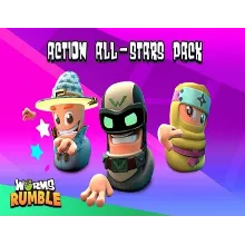 Worms Rumble: DLC Action All-Stars Pack (Steam KEY)