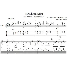 Nowhere man (The Beatles) для гитары