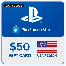 PLAYSTATION NETWORK CARD (PSN) 50$ US (ONLY USA ACC)