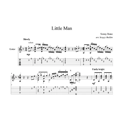 Little Man (Сонни Боно) - для гитары - irongamers.ru