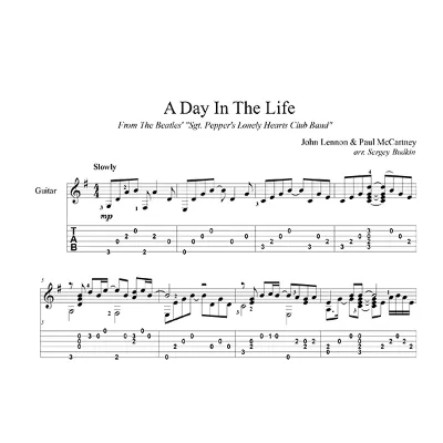 A Day In The Life (The Beatles) - для гитары - irongamers.ru