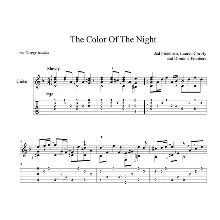 The Color Of The Night (from OST) guitar cover