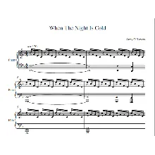 Army Of Lovers - When The Night Is Cold (ноты ф-но)